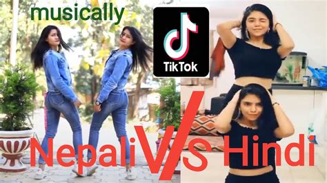 nepali twins vs hindi twins musically tiktok tiktok musically youtube