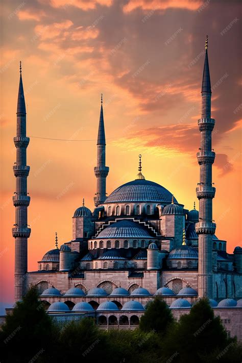 Premium Photo The Blue Mosque In Istanbul
