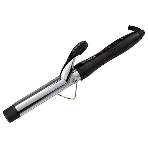 Plugged In Heatmaster Chrome 1 Inch Curling Iron