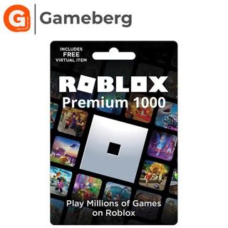 To get roblox gift card code for free is possible, but you need to put some effort into this, instead of getting one for nothing. Roblox Premium 1000 Gift Card - 1000 Robux Points | Shopee ...