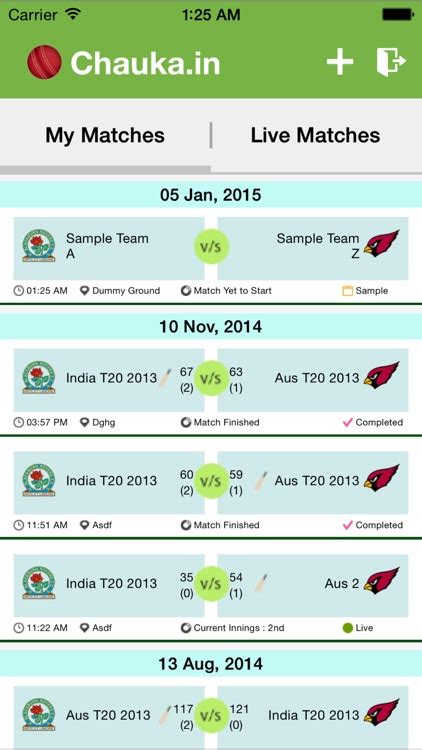 Chauka Cricket Scoring App By Magnum Geo Solutions Llc