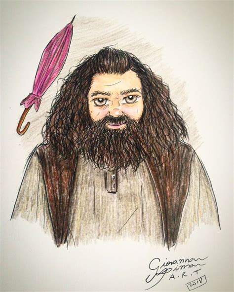 Drawing Of Hagrid ParrisVogue