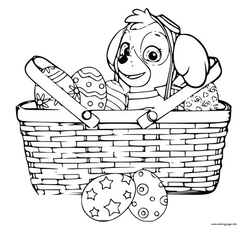 Printable Paw Patrol Skye Printable Coloring Pages