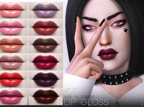 Tinymi Cc Finds Pralinesims Shiny Lipgloss In 65 Colors