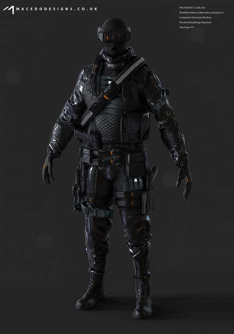 Black Tactical Suit