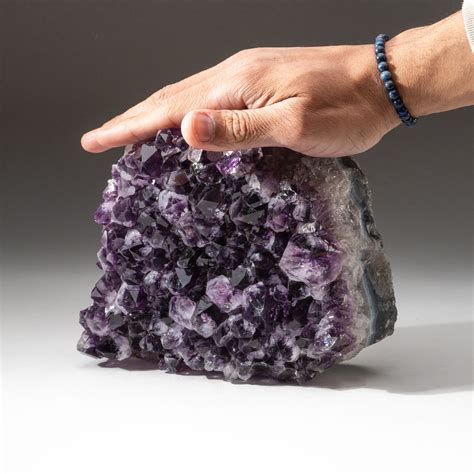 Genuine Natural Amethyst Crystal Cluster V2 Astro Gallery Touch