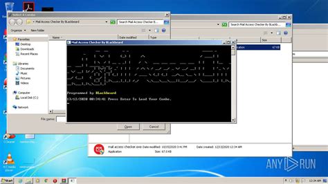 Malware Analysis Mail Access Checker By BLackbeard Rar Malicious Activity ANY RUN Malware