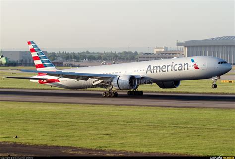 N721an American Airlines Boeing 777 300er At London Heathrow