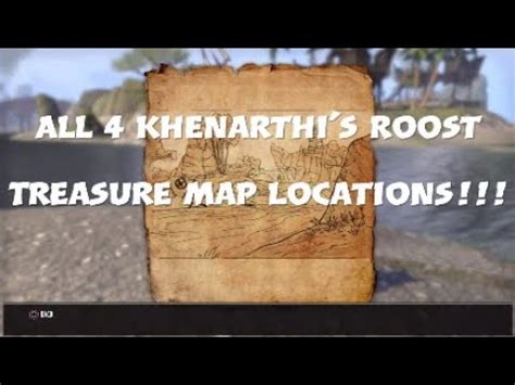 Eso All Khenarthi S Roost Treasure Map Locations Youtube