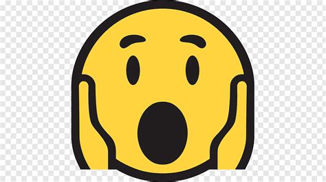 Shocked Emoji Screaming In Fear Free Png Pngfuel