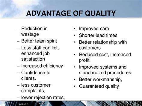 Iso 9000 defines quality control as a part of quality management focused on fulfilling quality requirements. Quality Assurance in Hospitals