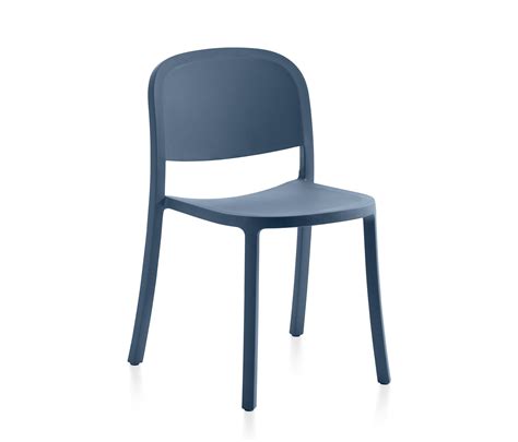 1 Inch Reclaimed Stacking Chair Blue Architonic