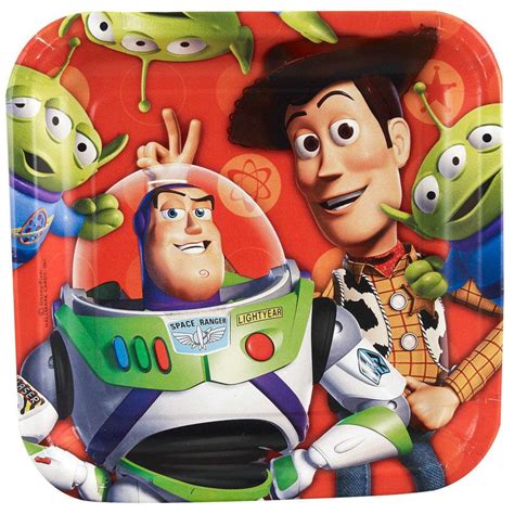 Toy Story 3 3d Dessert Plates 8 Count Party Themes Party Supply In Stock Película