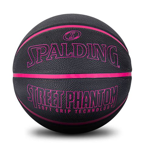 Spalding Street Phantom Outdoor Rubber Basketball Pink Size 6