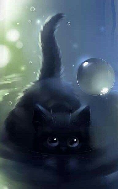Pin By 07521 088965 On Cute Cat Art Cat Art Black Cat