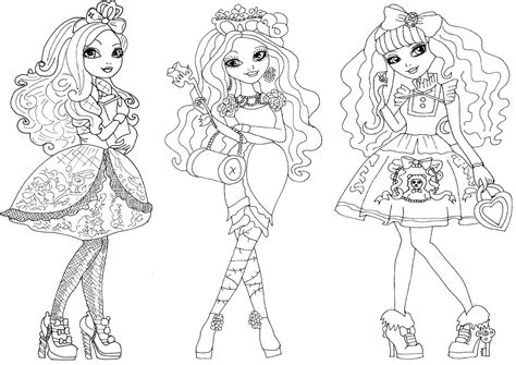 Free printable blaze coloring pages download. Free Printable Ever After High Coloring Pages: Apple ...