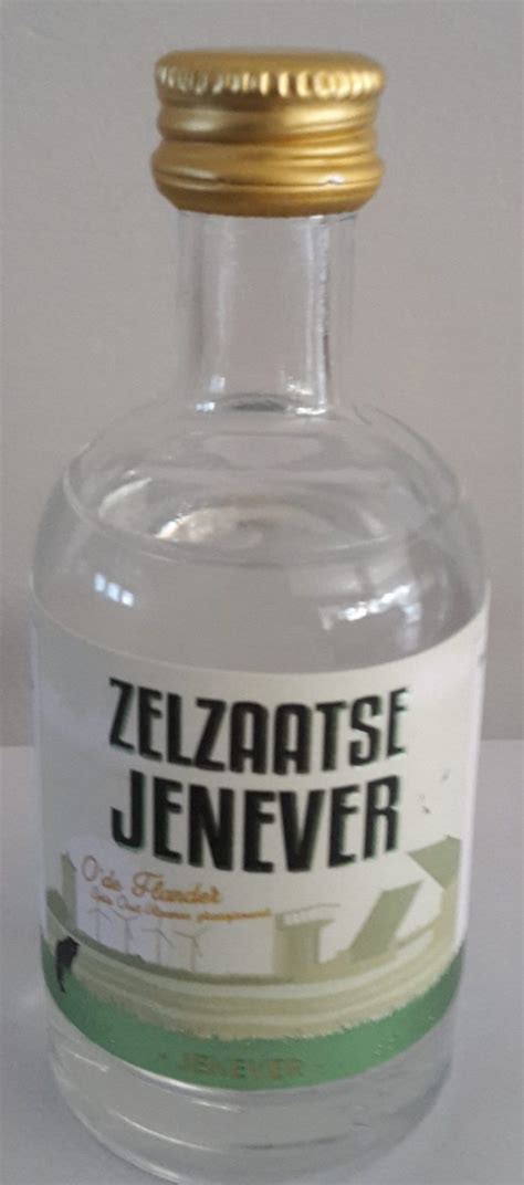 Zelzaatse Jenever 5cl Miniatuurflesje Mmmeetjesland Cvba