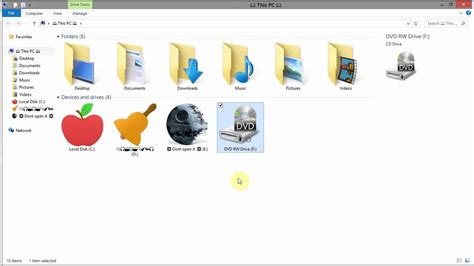 How To Change The Drive Icon C Drive D Drive E Drive And Folders