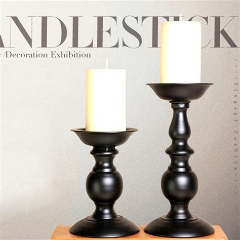Online Buy Wholesale Black Pillar Candle Holders From