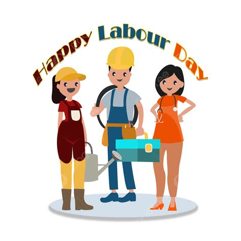 Labor Day Png Transparent Cartoon Labor Day Png Vector Illustration