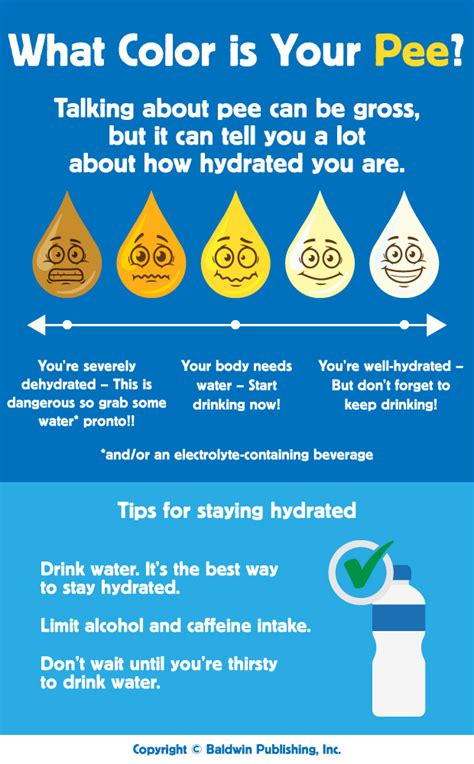 What Color Is Your Pee Infographic Healthy Balance