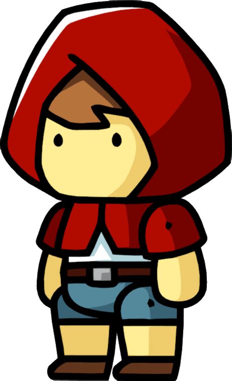 Scribblenauts Red Riding Hood Transparent Png Stickpng