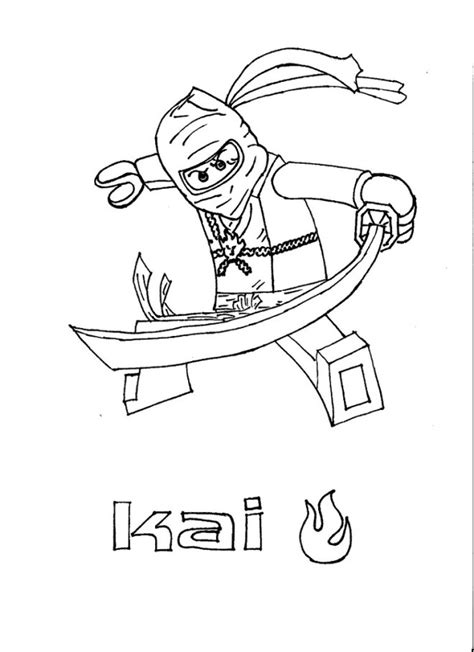 Meklē preces 1338 interneta veikalos. Coloriage Ninjago Kai gratuit dessin gratuit à imprimer