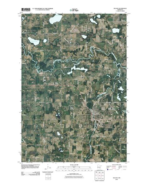 Delano Mn 2010 24000 Scale Map By United States Geological Survey