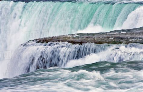 American Falls From Luna Island Viewpoint Niagara Falls New York