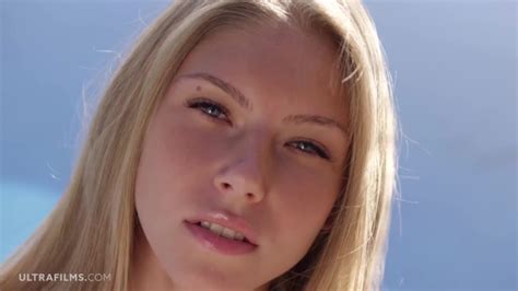 Anjelica The Hottest Girl In Porn In An Adorable Poolside Solo Porner Tv