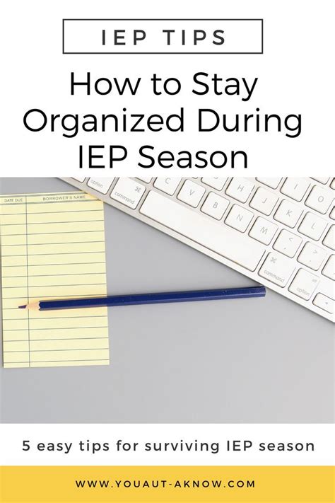 Staying Organized During Iep Season Can Be A Challenge Between Writing