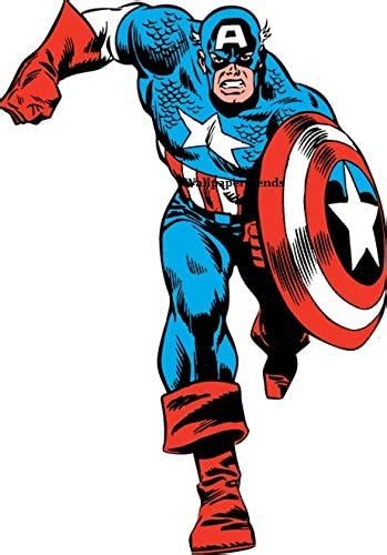 9 Pulgadas Clásico Capitán América Escudo Capitán Marvel