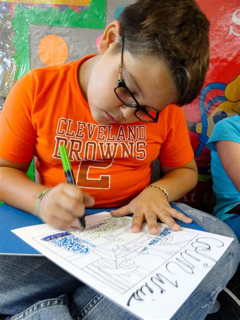 Lifelong Learning At Mentor Public Library Young Artists Get The Point