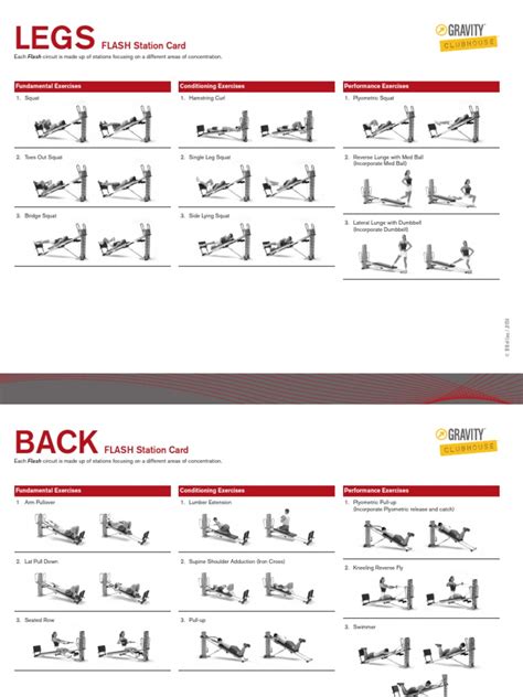Printable Total Gym Exercise Chart Printable Word Searches