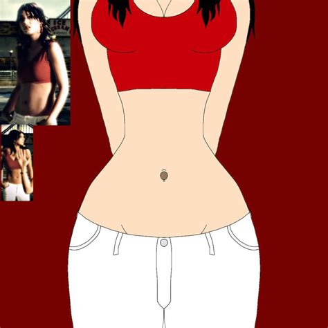 Girl In Red Crop Top Belly Button By Jokingbrianx On Deviantart