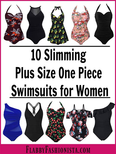 Slimming One Piece Plus Size Swimsuits Flabby Fashionista Plus Size