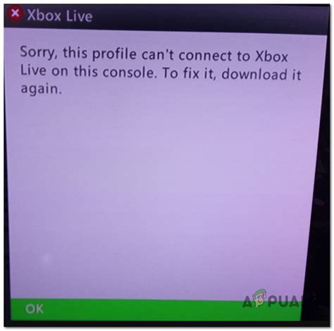 How To Solve This Profile Cant Connect To Xbox Live On This Console