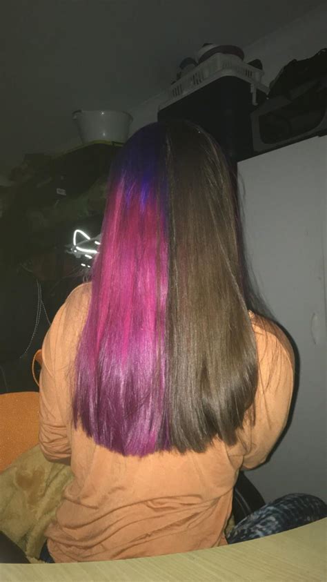 After Having Split Dyed Blonde And Brown For Months Ive Finally Done