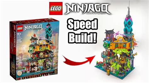 Ninjago City Gardens Speedbuild Lego Ninjago Legacy 10th Anniversary