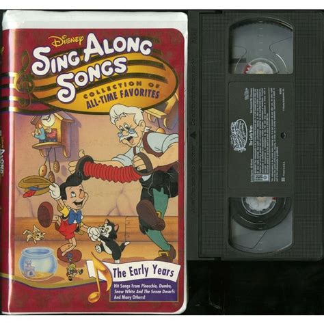 Disney Sing Along Vhs Tapes