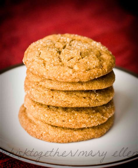 Ginger Molasses Cookies Whisk Together