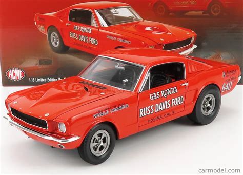 Acme Models A1801840 Масштаб 118 Ford Usa Mustang Coupe Afx Gas