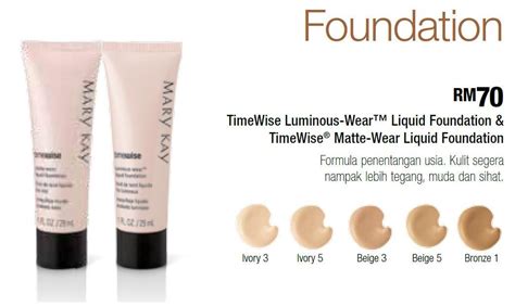 Great for combination to oily skin, with special microspheres that work all day to absorb oil and control shine. Mary Kay - Bagus bah: TimeWise Luminous-Wear™ Liquid ...