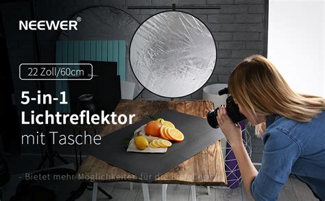 Neewer Cm Lichtreflektor Diffusor In Faltbare Multi Disc Mit