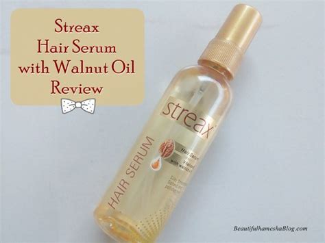 I instantly feel love with this product. Streax Hair Serum with Walnut Oil Review
