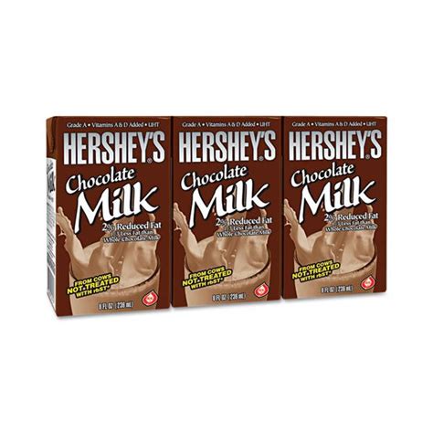 Hersheys 2 Chocolate Milk 8 Oz Container 3pack