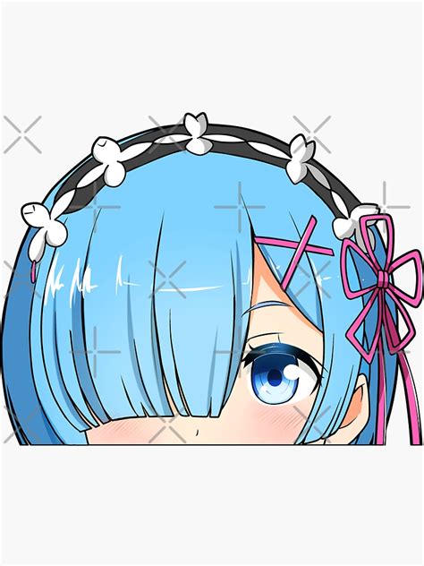 Pegatina Rem Re Rezro Rem Re Zero Re Zero Rem Re Zero Re Zero