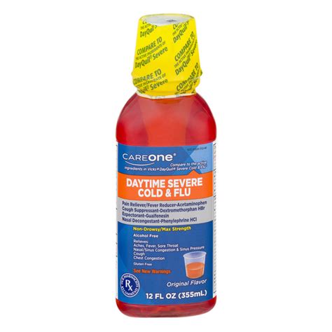 Save On Careone Daytime Severe Coldflu Relief Maximum Strength