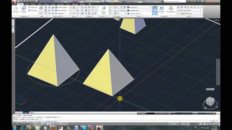 Autocad 3d Modeling Tutorial Part 6 Pyramids