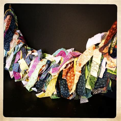 Fabric scrap banner | Fabric scraps, Fabric, Crochet